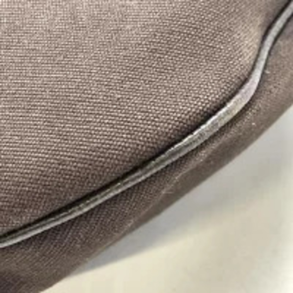 Gucci Hobo Bag Shoulder Handbag Canvas Leather Dark Brown - Picture 6 of 8